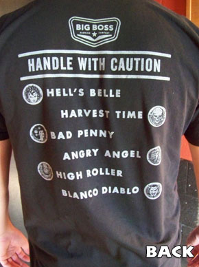 Big Boss T shirt back